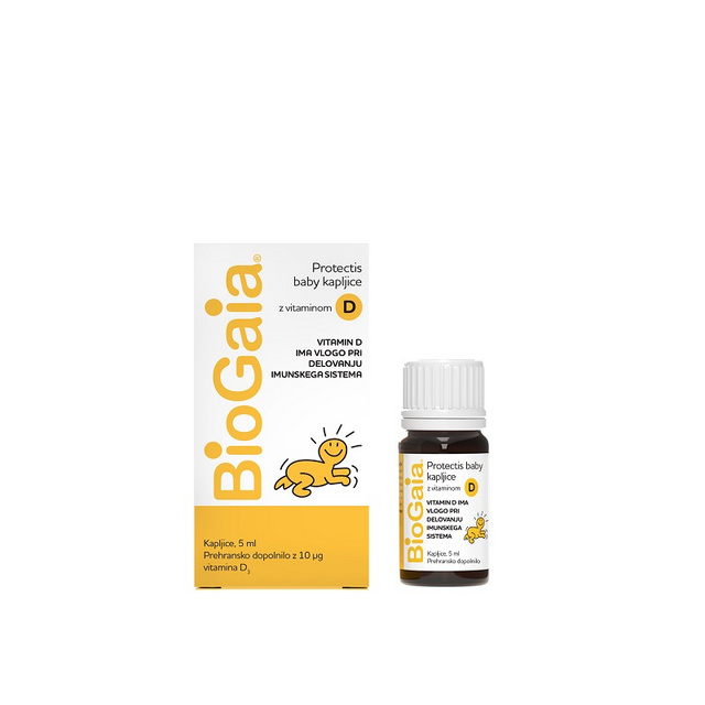 Picture of BioGaia Protectis Baby D3, kapljice za otroke in dojenčke 5 ml