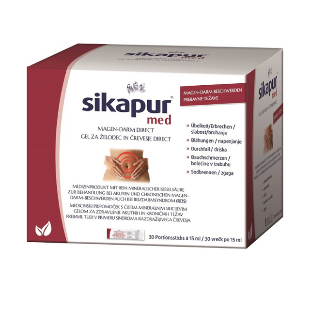 Picture of Sikapur med gel za želodec in črevesje direct 15ml, 30 vrečk
