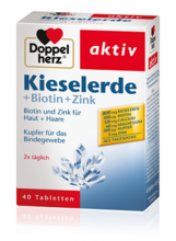 Doppelherz aktic Silicijeva prst + Biotin + Cink, 40 tablet