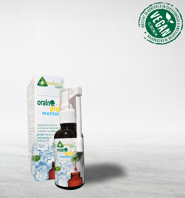 Smrekovit oralno pršilo mentol 30 ml