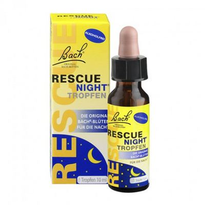 Bach rescue night kapljice brez alkohola 10 ml