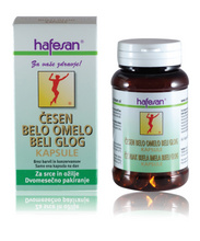 Hafesan česen, bela omela in beli glog , 60 kps