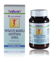 Hafesan pegasti badelj, artičoka in sivka 60 kps.
