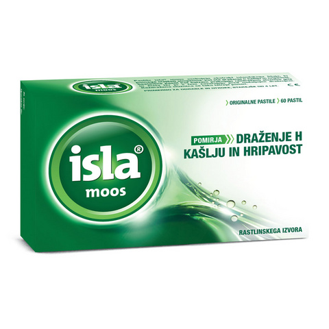Isla Moos pastile, 60 pastil