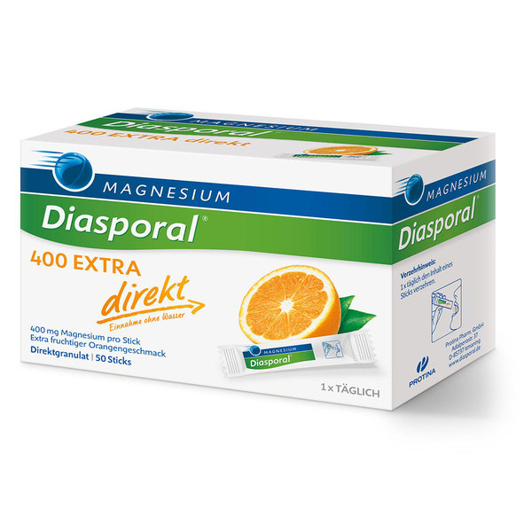 Picture of Magnesium  Diasporal  400 extra direkt  50 vrečk, pomaranča