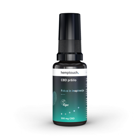 CBD pršilo Fokus in inspiracija 300 mg  CBD 20 ml,Hemptouch