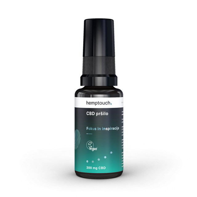 Picture of CBD pršilo Fokus in inspiracija 300 mg  CBD 20 ml,Hemptouch