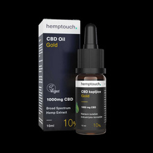 CBD kapljice Gold 1000 mg CBD (10%) 10 ml, Hemptouch