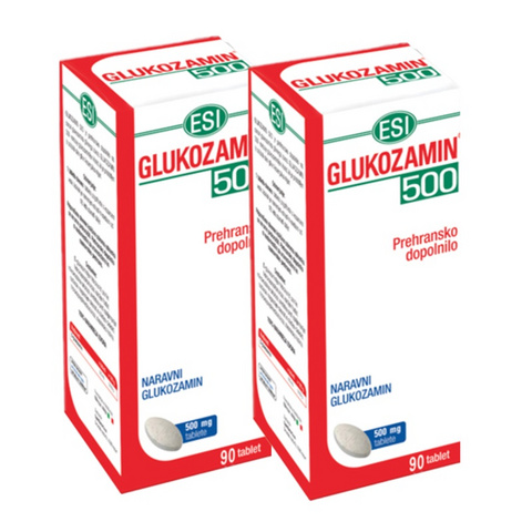Glukozamin 500, 90 tablet, 1+1 gratis