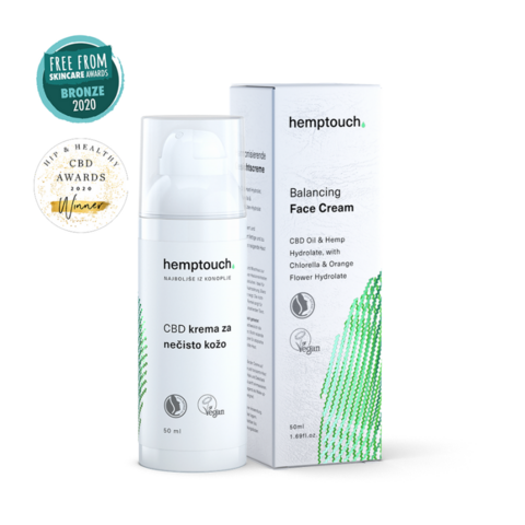 CBD krema za ravnovesje kože 50 ml, Hemptouch