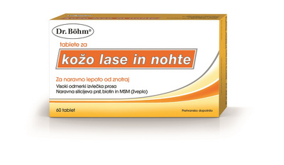 Dr. Bohm tablete za kožo, lase in nohte, A 60