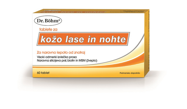 Picture of Dr. Bohm tablete za kožo, lase in nohte, A 60
