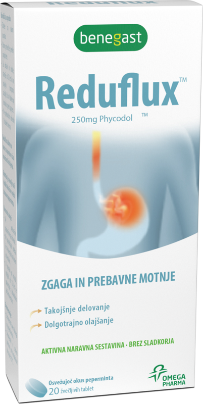 Benegast  Reduflux žvečljive tablete, 20x
