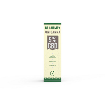CBD 5% konopljine kapljice Unicanna 10 ml, BE-HEMPY