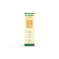 CBD  5% konopljine kapljice s propolisom Cannapropolis 10 ml, BE-HEMPY