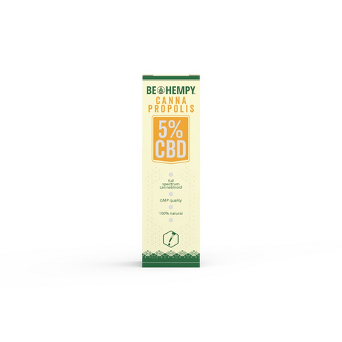 CBD  5% konopljine kapljice s propolisom Cannapropolis 10 ml, BE-HEMPY