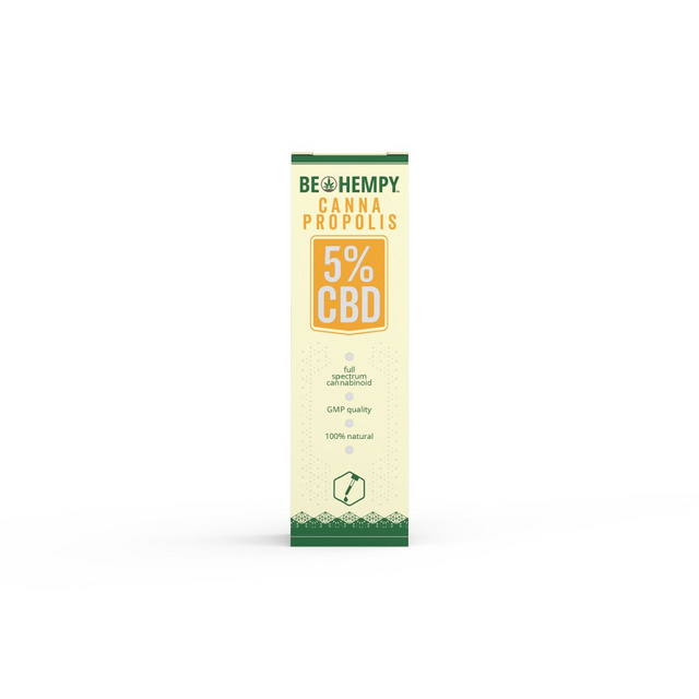 Picture of CBD  5% konopljine kapljice s propolisom Cannapropolis 10 ml, BE-HEMPY