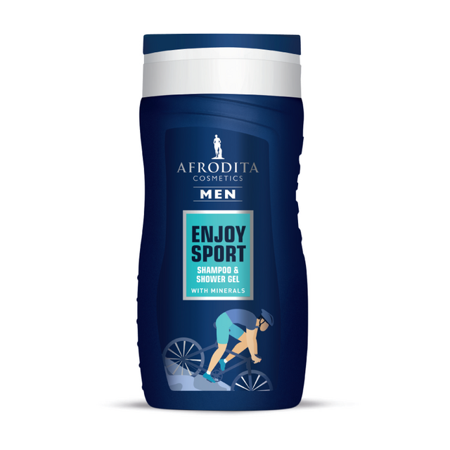 Picture of Men sport gel za šamponiranje in prhanje 250 ml, Afrodita