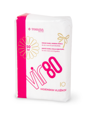 Vir 80 higienski vložki, 10 kos