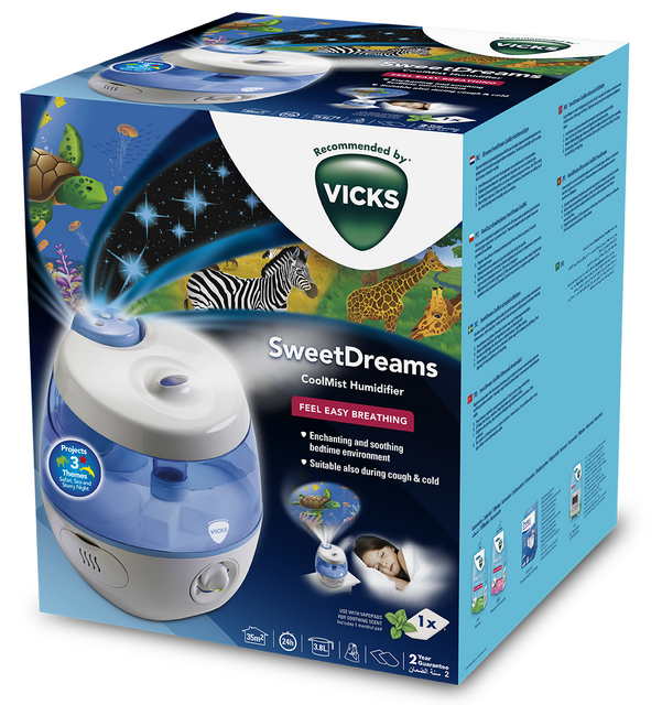 Picture of Vicks Sweet Dreams vlažilec zraka in projektor VUL575