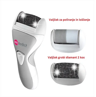 MQ Perfect 742 aparat (2 diamantna valja + valj za poliranje nohtov)