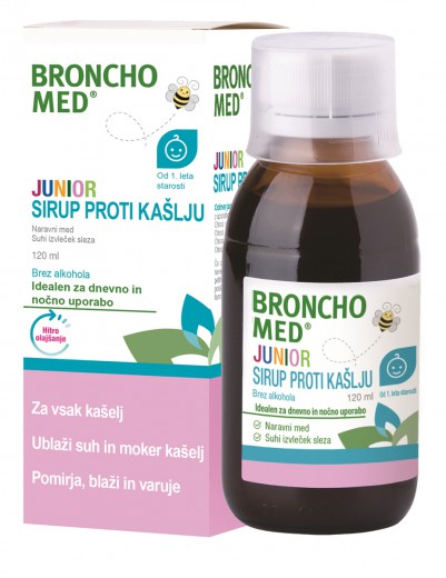 Picture of Sirup proti kašlju Junior 120 ml, Bronchomed 