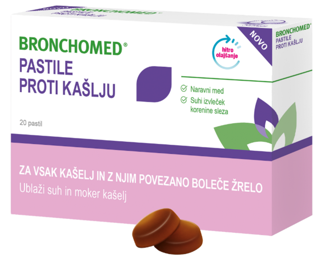 Picture of Pastile proti kašlju 20 pastil, Bronchomed 