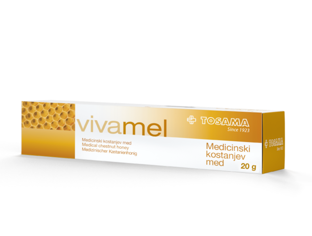 Picture of Vivamel medicinski kostanjev med v tubi, steril,  20g, 1 kos