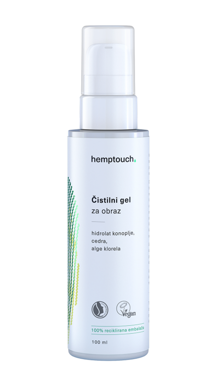 Čistilni gel za obraz 100 ml, Hemptouch
