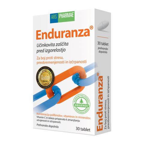 Enduranza, filmsko obložene tablete 30 x