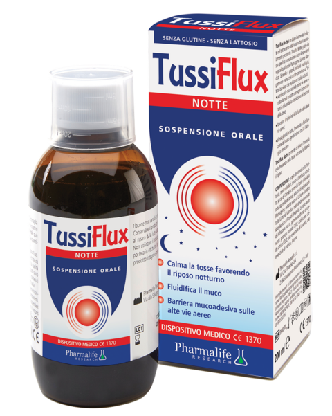 Tussiflux za nočni kašelj, peroralna suspenzija 200 ml