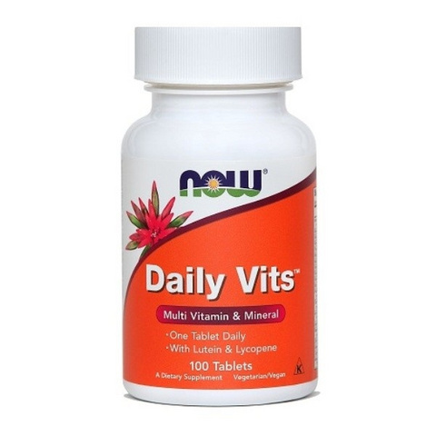Multivitamini 100 tablet, NOW