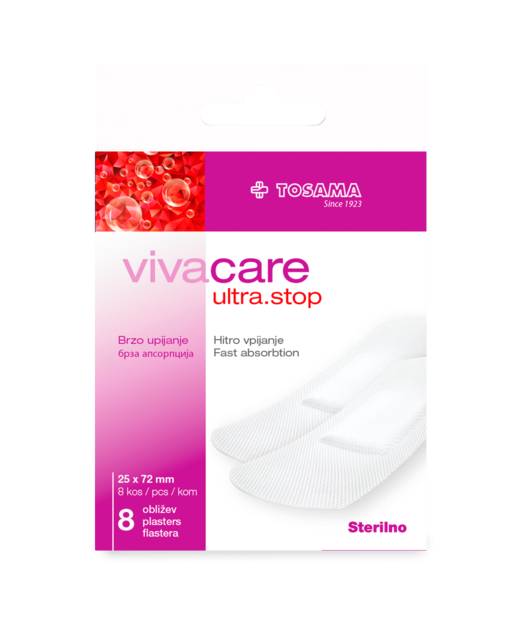 Picture of Vivacare Ultrastop obliž  a 8 sterile