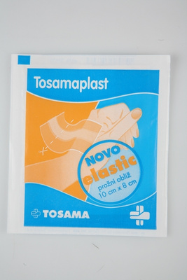 Obliž Tosamaplast prožni 10 cm X 8 cm, 1 kos