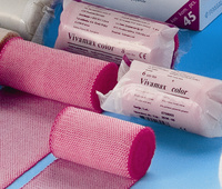 Vivamax color elastični pritrdilni povoj - roza, 1 kos