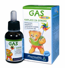 Fitobimbi Gas, kapljice - 30ml