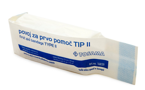 Povoj za prvo pomoč tip II, 1 kos