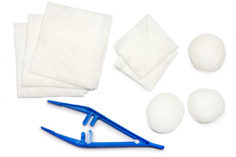 Set netkana preveza št. 1, steril, 1 set