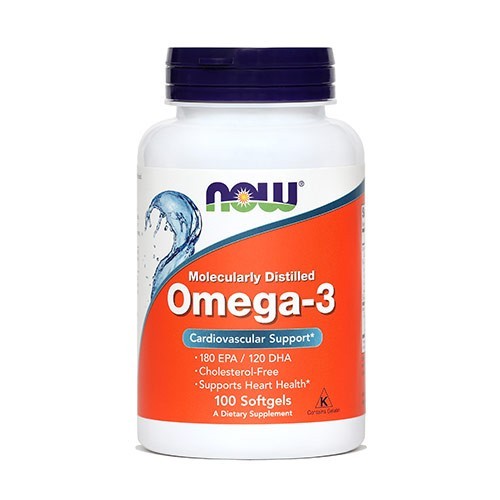 Picture of Omega-3 koncentrat ribjega olja 1000 mg, 100 kapsul, NOW