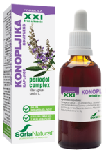 Konopljika kompleks XXI brezalkoholne kapljice 50 ml, Soria