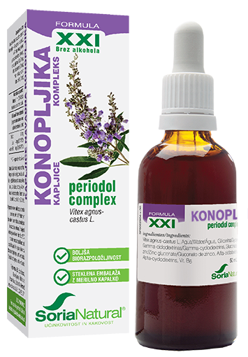 Picture of Konopljika kompleks XXI brezalkoholne kapljice 50 ml, Soria