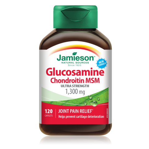 Jamieson Glukozamin, Hondrotoin in MSM, 120 tablet