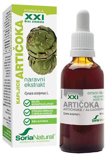 Picture of Artičoka ekstrat kapljice XXI 50 ml, Soria Natural