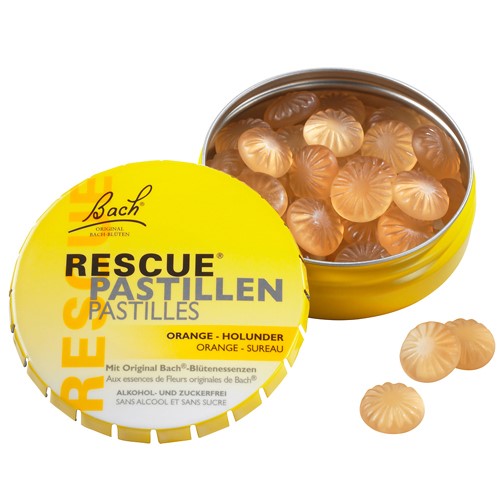 Picture of Bach rescue pastile 50 g (pomaranča-bezeg)