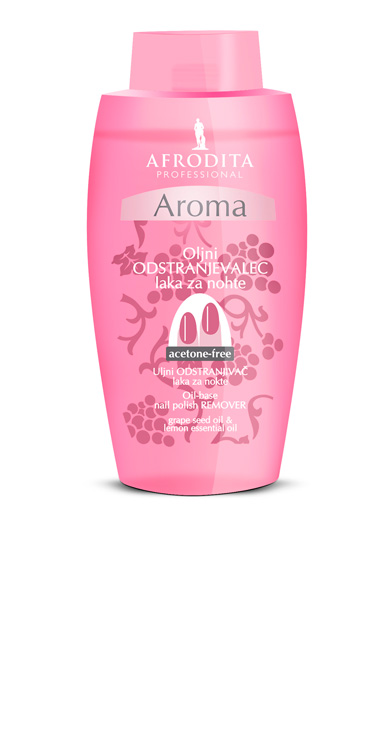 Aroma oljni odstranjevalec laka za nohte brez acetona 125 ml,  Afrodita