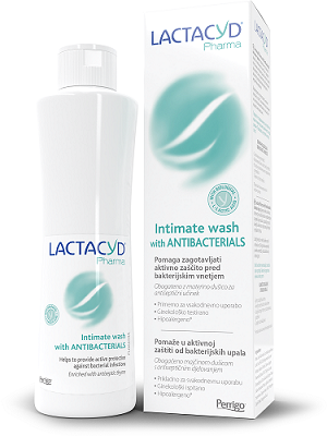Lactacyd Pharma with Antibacterials intimna nega, 250 ml