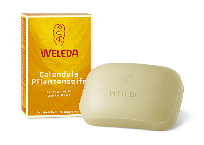 Picture of Ognjičevo rastlinsko milo, primerno za dojenčke 100 g, Weleda