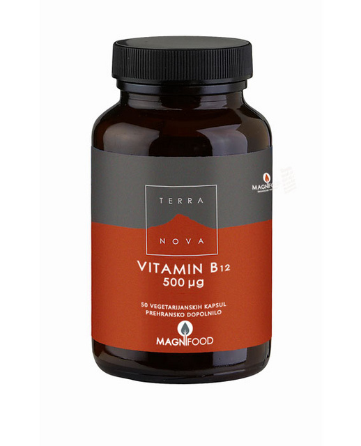 Picture of Vitamin B12 500ug 50 kap., Terranova