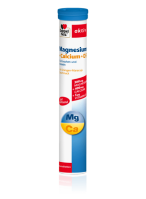 Doppelherz aktiv Magnezij + Kalcij + D3, 15 šumečih tablet