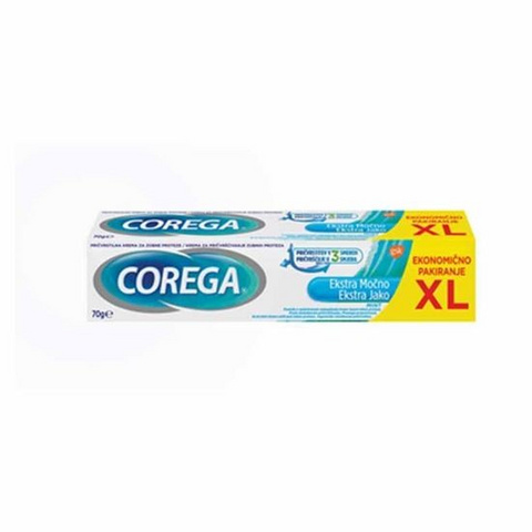 Pričvrstilna krema Extra Strong XL, 70g, Corega